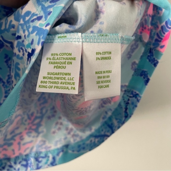 NWT New Lilly Pulitzer Blue and Pink Billie Top in Now You Sea Me Size Small - Picture 5 of 5